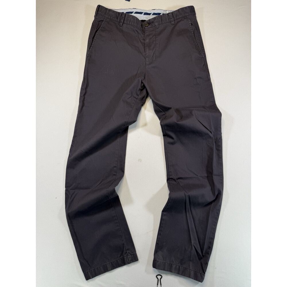 Southern Tide Pants Mens 34x32 Gray Straight Fit Casual Business Golf Stretch